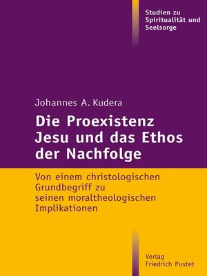 cover image of Die Proexistenz Jesu und das Ethos der Nachfolge